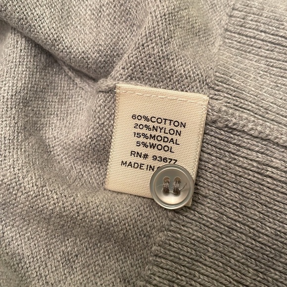 STYLUS Gray Button Down Cardigan Sweater Small Like New - Picture 8 of 12